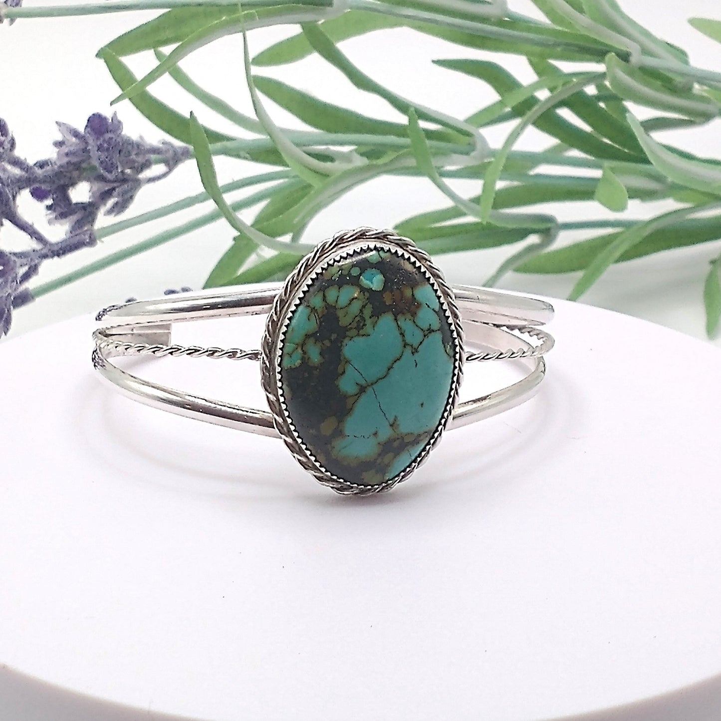 Sterling Silver and Turqoise Cuff Bracelet