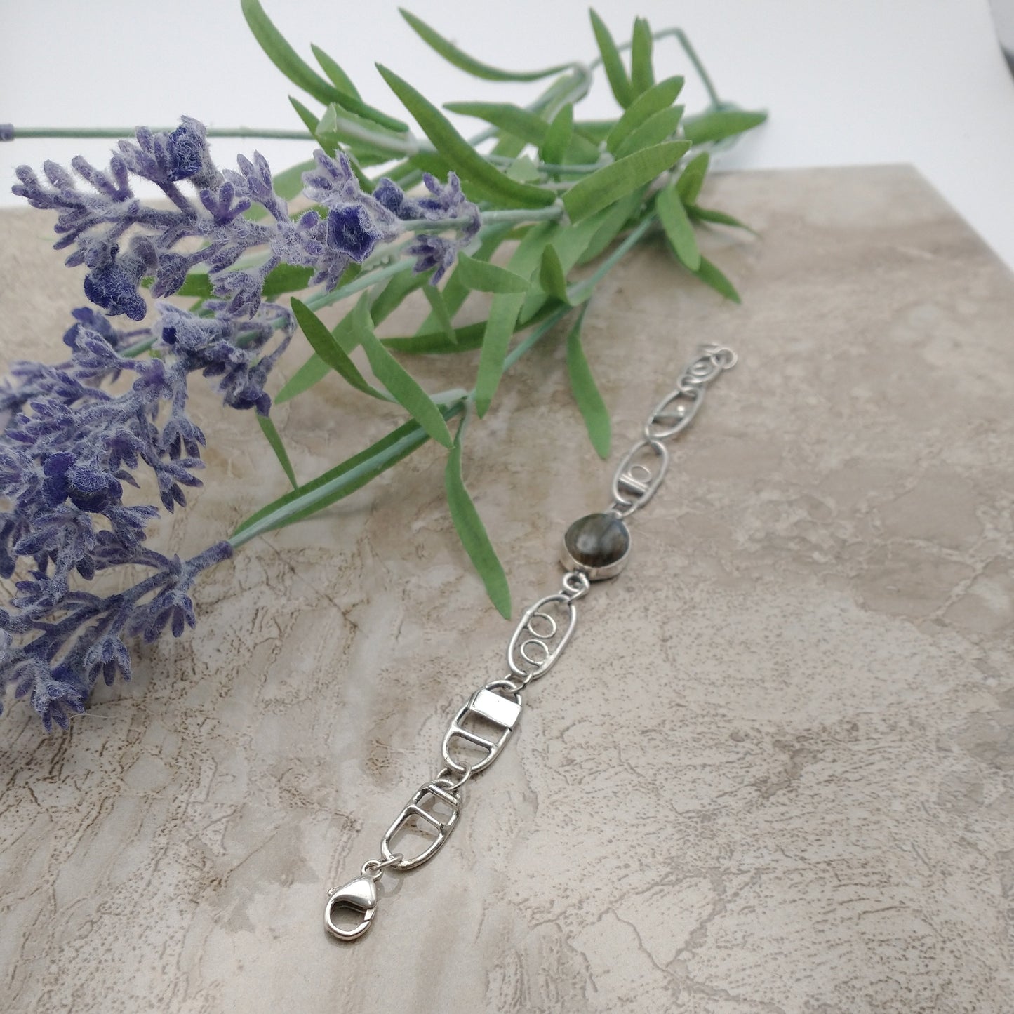 Labradorite Chain Bracelet