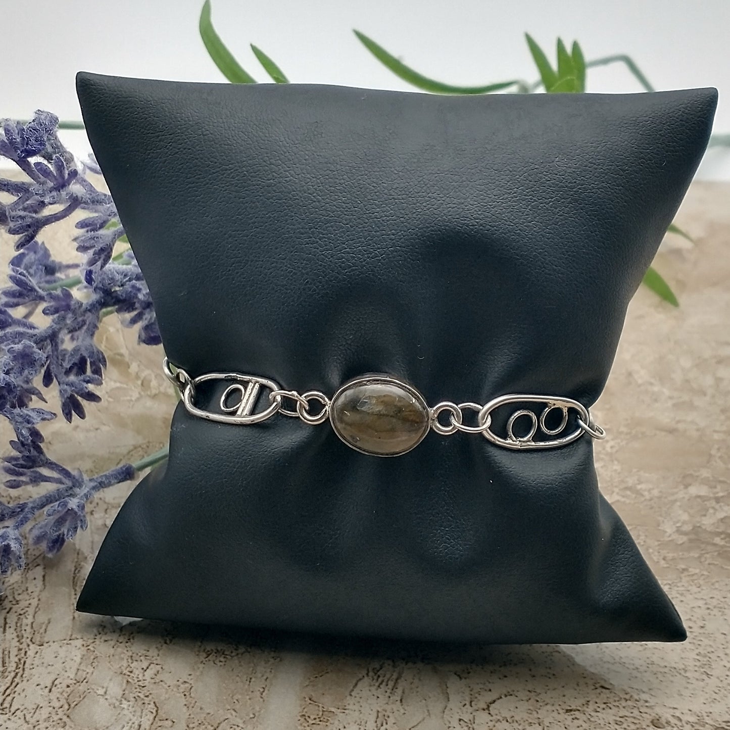 Labradorite Chain Bracelet